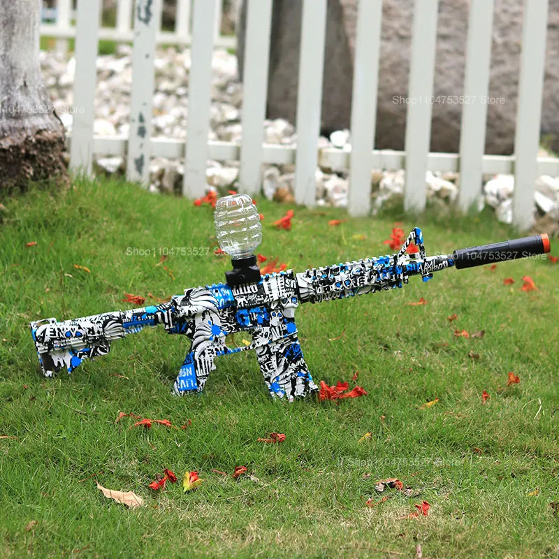 Electric Gel Ball Blaster Toys Gun High-Speed Metallic Finish Outdoor Games Toy Activities Team Game for 14+  (Bullets Excluded)