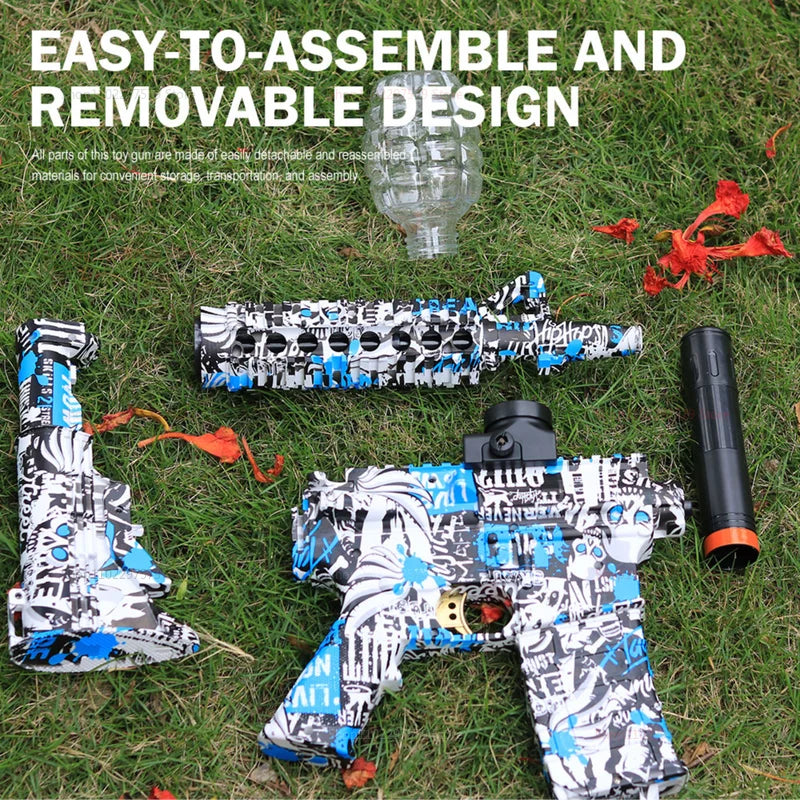 Electric Gel Ball Blaster Toys Gun High-Speed Metallic Finish Outdoor Games Toy Activities Team Game for 14+  (Bullets Excluded)