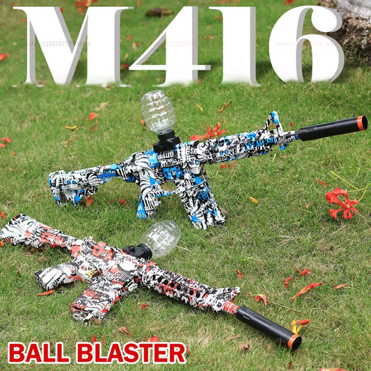 Electric Gel Ball Blaster Toys Gun High-Speed Metallic Finish Outdoor Games Toy Activities Team Game for 14+  (Bullets Excluded)